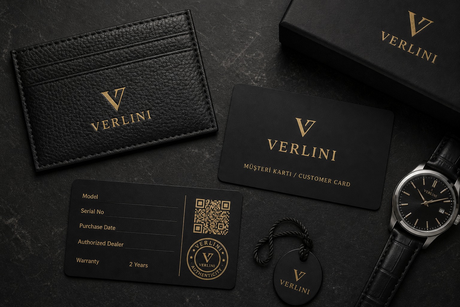 VERLINI Müşteri Kartı ve Orijinallik & Garanti Kartı
